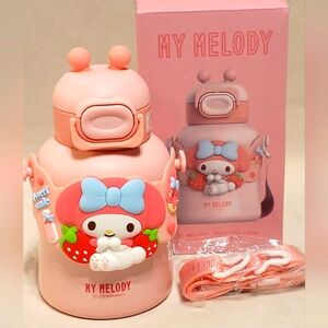 NEW My Melody pink water bottle Hello Kitty